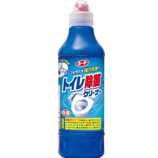 日本第一石鹼出品的藍色瓶裝強效除菌清潔劑，適用於馬桶及衛浴空間的深層污垢處理。
